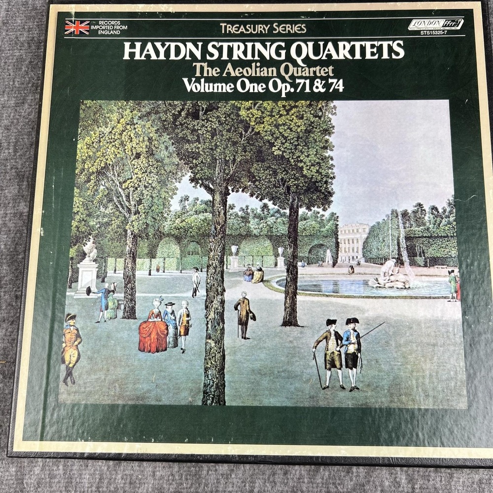 Haydn String Quartets Vol 1 Aeolian Quartet London Vinyl Box Set STS 15325-7 UK